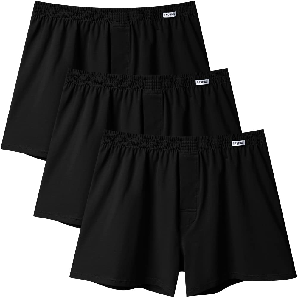 【送料無料】[Metakey] ニット トランクス メンズ 下着 無地 超長綿 抗菌防臭加工 大きいサイズ 50-125..