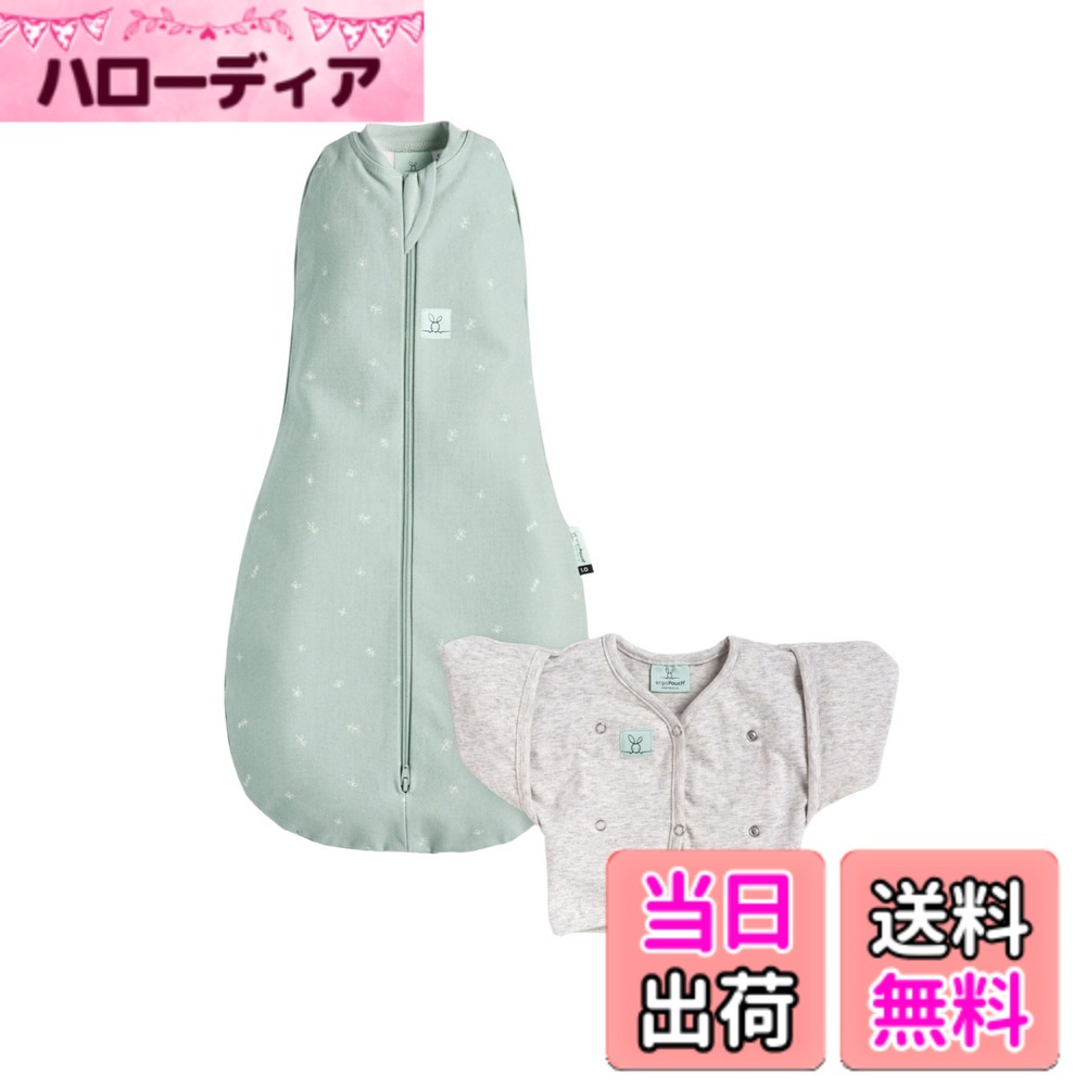 【送料無料】[ergoPouch] エルゴポーチ コクーンスワドル Cocoon Swaddle Bag 【正規品】 おくるみ 色：セージ、サイズ：3-6M