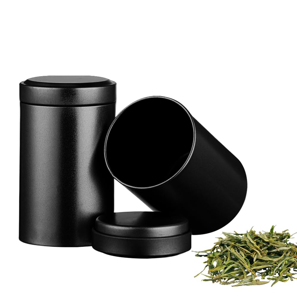 【送料無料】お茶缶 ステンレス製 茶筒 茶缶 お茶入れ コーヒー 紅茶茶筒 アルミ収納瓶 ポータブル ...