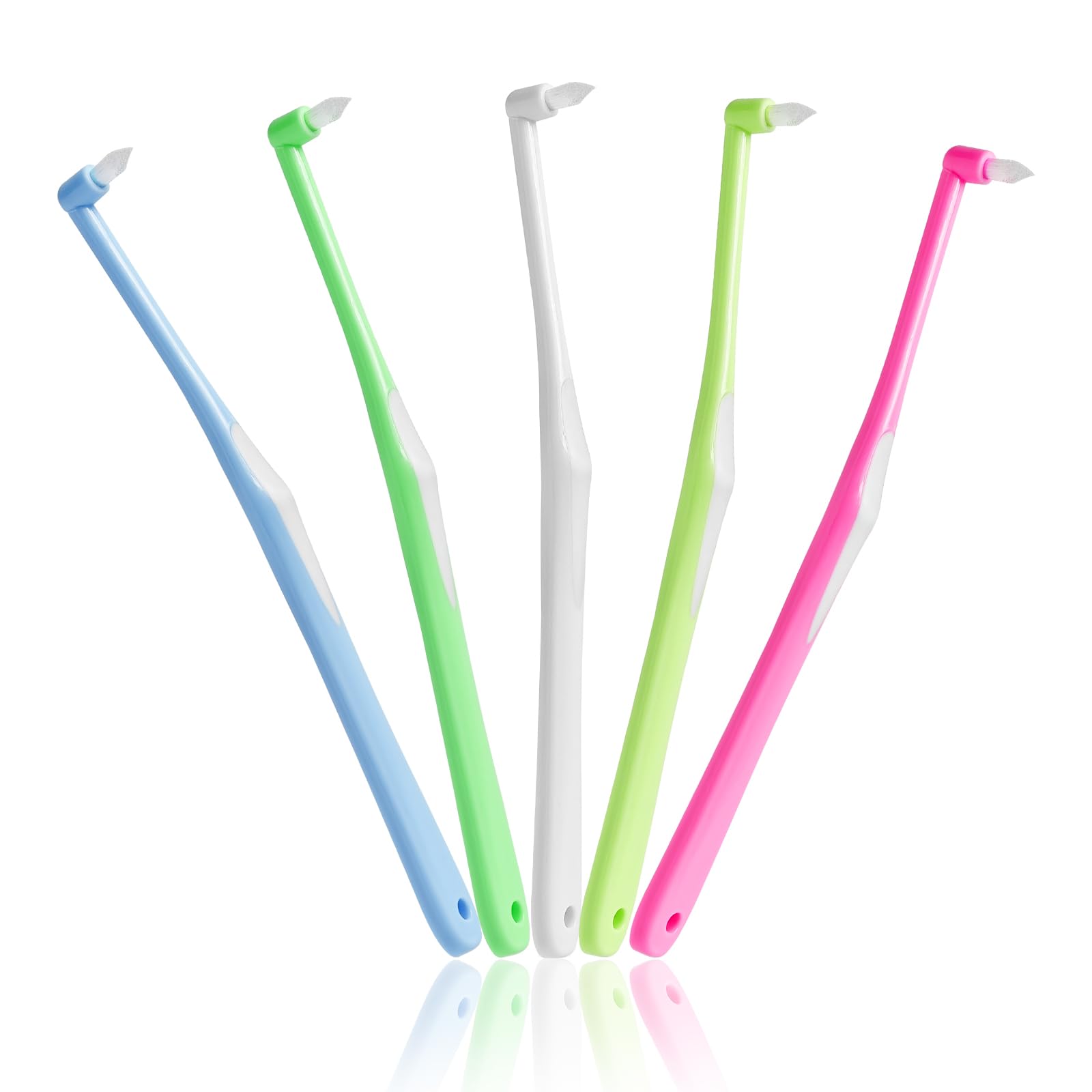 【送料無料】DXTECHPRO ワンタフトブラシ 超極細い やわらかめ 歯科用 歯ブラシ 部分磨き 奥歯用 矯正..