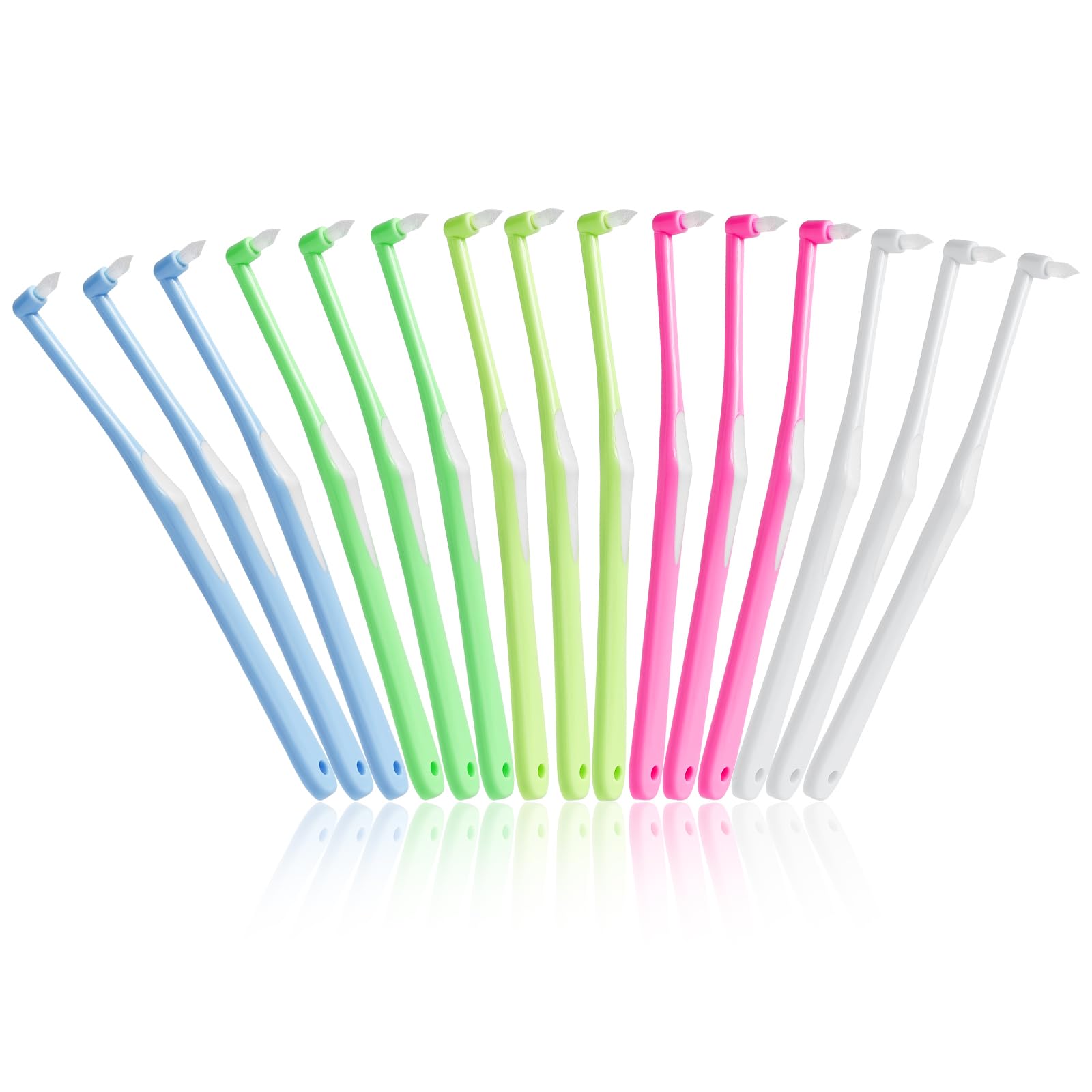 【送料無料】DXTECHPRO ワンタフトブラシ 超極細い やわらかめ 歯科用 歯ブラシ 部分磨き 奥歯用 矯正..