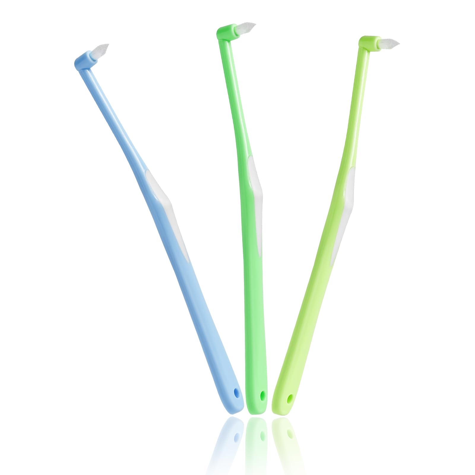 【送料無料】DXTECHPRO ワンタフトブラシ 超極細い やわらかめ 歯科用 歯ブラシ 部分磨き 奥歯用 矯正..