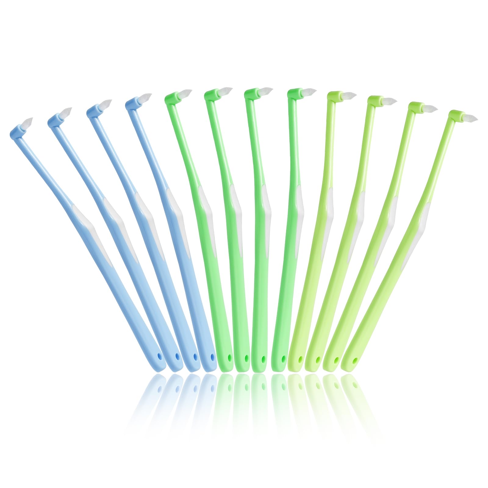 【送料無料】DXTECHPRO ワンタフトブラシ 超極細い やわらかめ 歯科用 歯ブラシ 部分磨き 奥歯用 矯正..