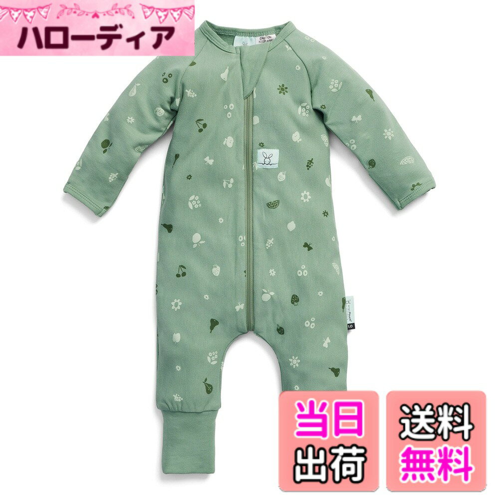 【送料無料】[ergoPouch] エルゴポーチ レイヤーロングスリーブ 【正規品】 ロンパース 色：スイートオーチャード、サイズ：1Y