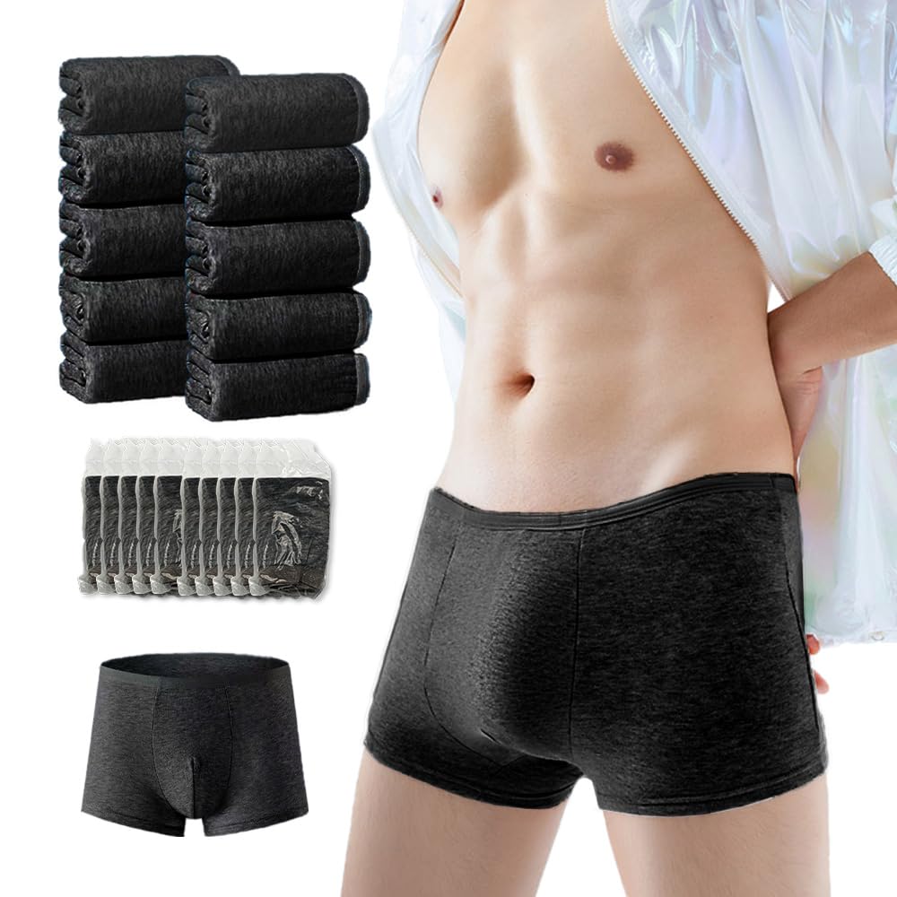 商品情報商品の説明主な仕様 【個包装で衛生的】個別包装されておりますので、そのままバッグ等に入れて持ち運べます。【快適な履き心地】使い捨てですが、通気性にも優れていますので、快適にご使用いただけます。【色々なシーンで大活躍！】旅行や出張にはもちろん、アウトドアや、スポーツやジムのあとの着替えなどにも便利です。また入院時の着替え用としても選ばれています。災害時の為に、避難バッグや車の中に置いておくのも安心です。【商品仕様】サイズ：M・ L・XL　カラー：ブラック 素材：コットン15％ ポリエステル85％【安心の30日】30日間の返品がございますので、安心してお買い求めください。