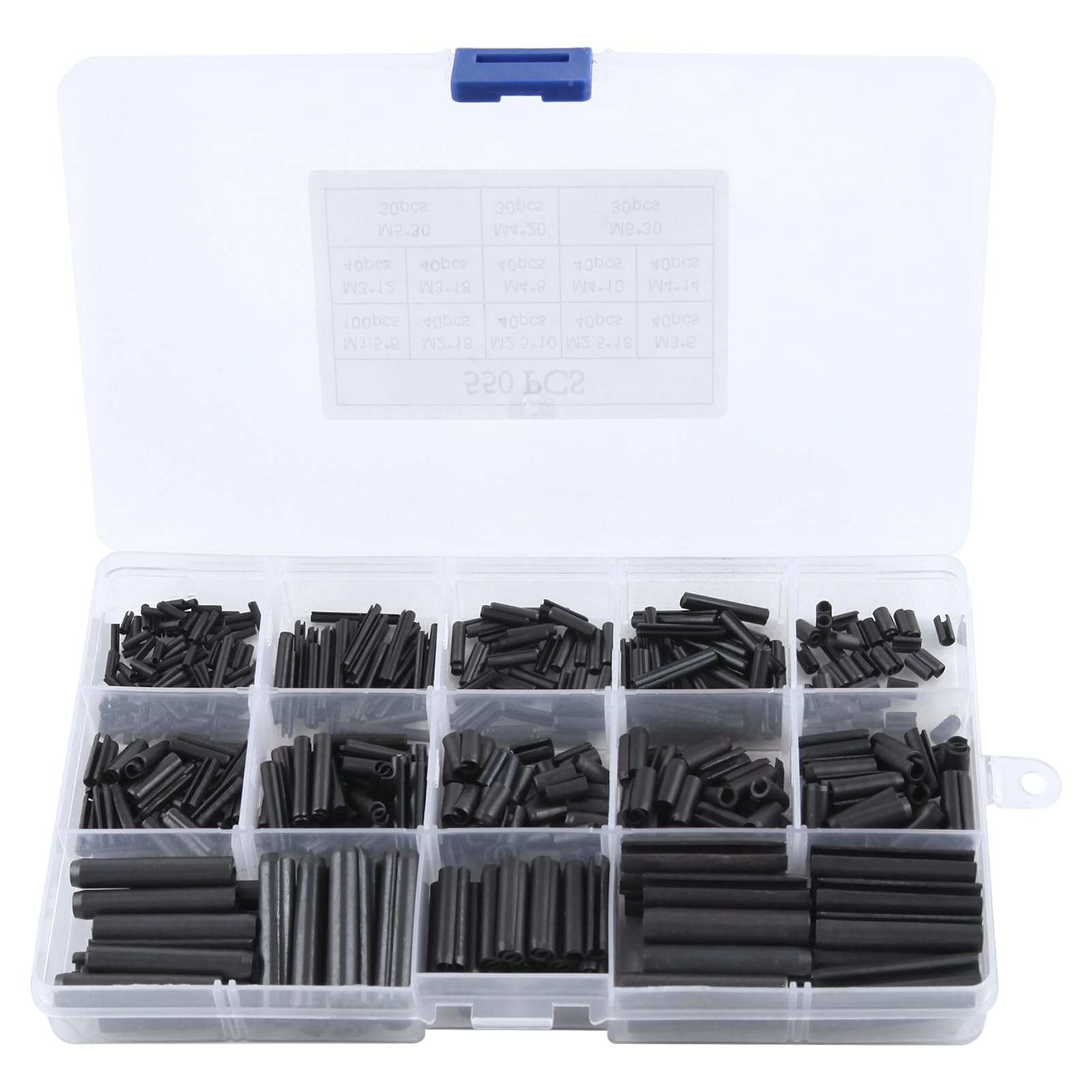 【送料無料】GOLD DEER スロットスプリングピン スプリット拡張ピン ブラックロールピン 55 ...