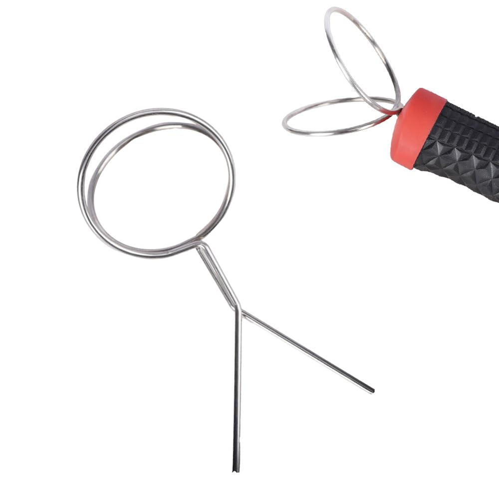 【送料無料】ステンレスボール拾いゴルフクリップボール拾いコイル携帯ボール拾い器アウトドアゴルフ練習用 色：style