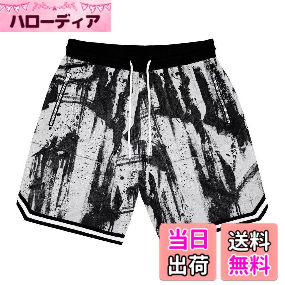 【送料無料】[UUEN] バスケットボールパンツ メンズ スポーツウェア ヒップホップ...