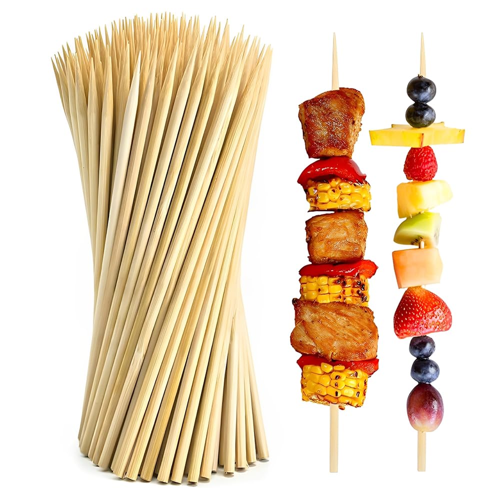 【送料無料】使い捨て天然竹串 100本入り バーベキュー串 揚げ串 バーベキュー串 フルーツ串 アウ ...