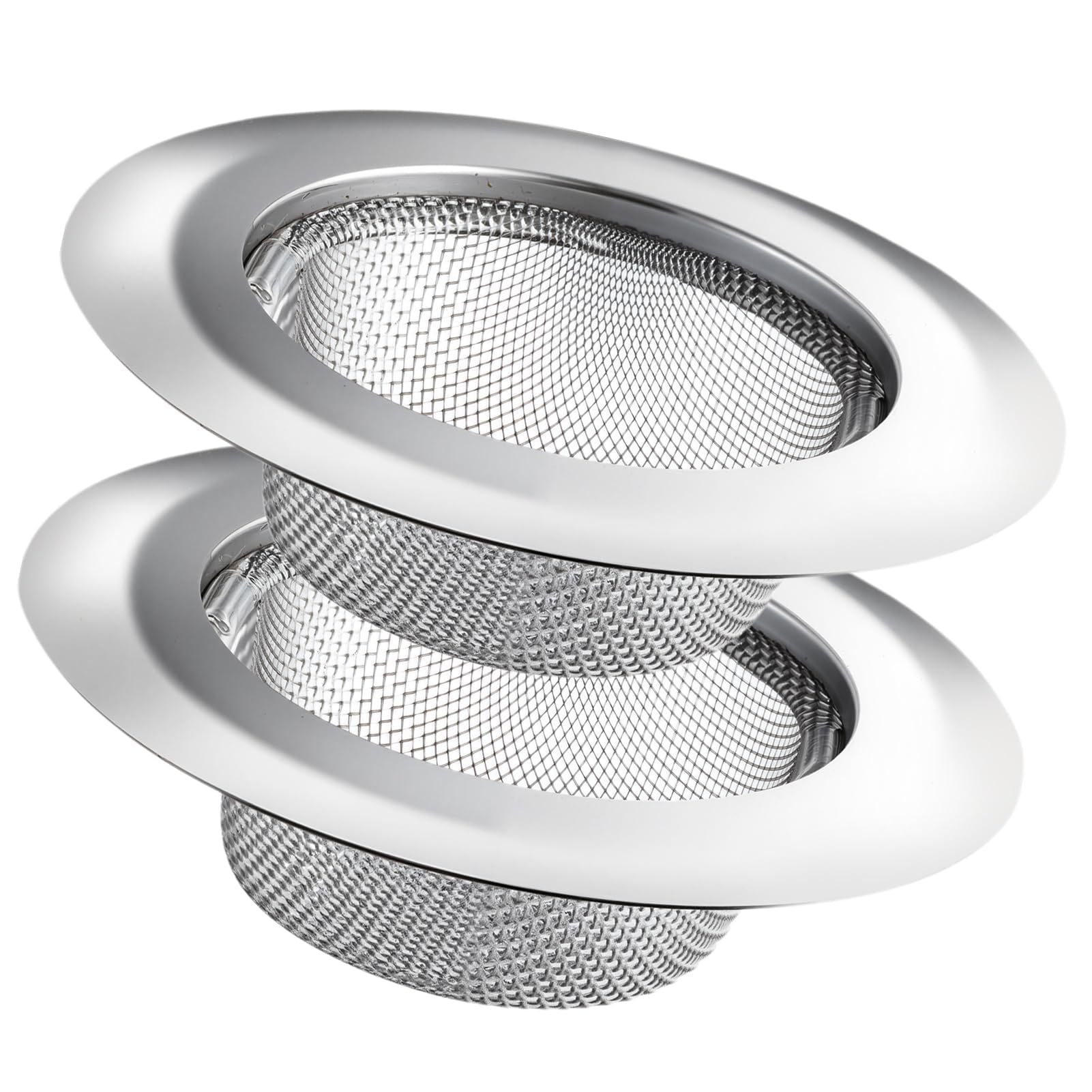 【送料無料】GOLD DEER 2個セット 洗面台 排水口 ゴミ受け 洗面器用 パンチング ゴミ受け 7.5-9.6cm 排..