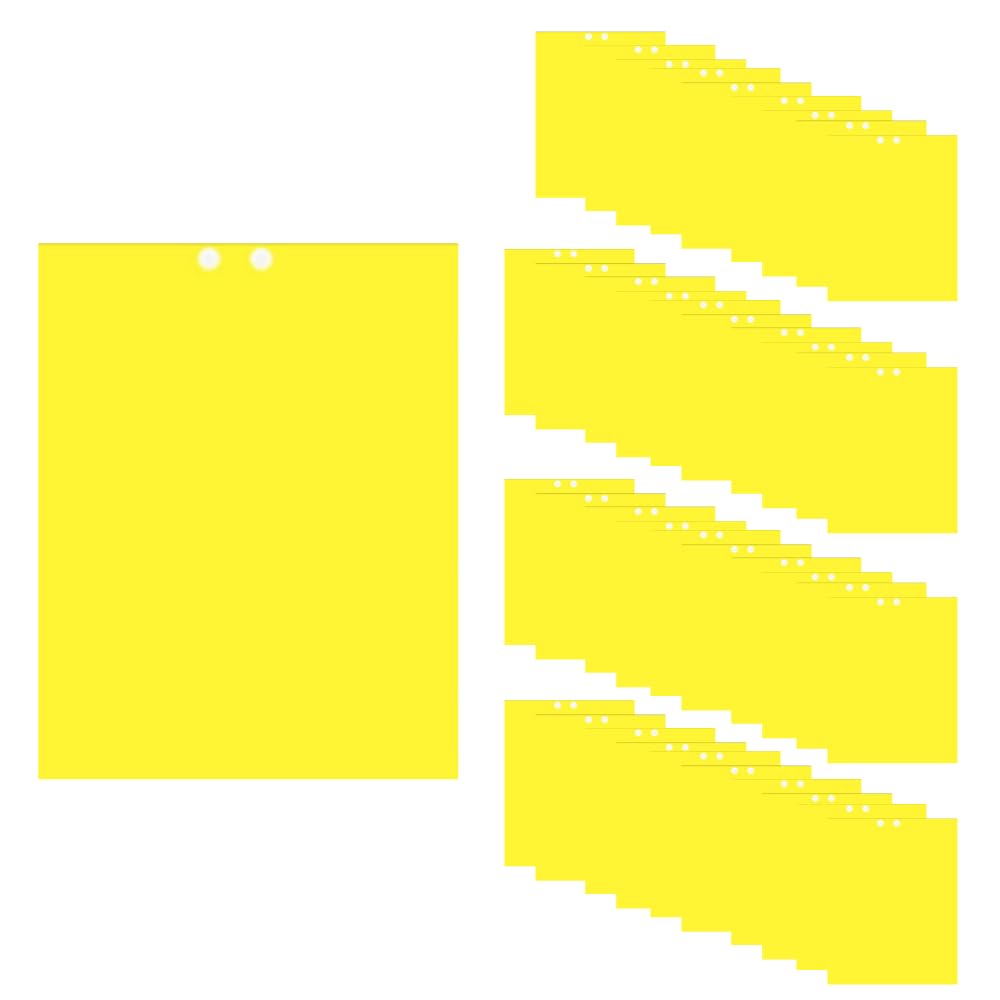 【送料無料】Tropchou 虫取りシート 虫よけ 防虫 両面粘着 ハエ アブラムシ ベランダ 畑 10cmx15cm 40枚セット