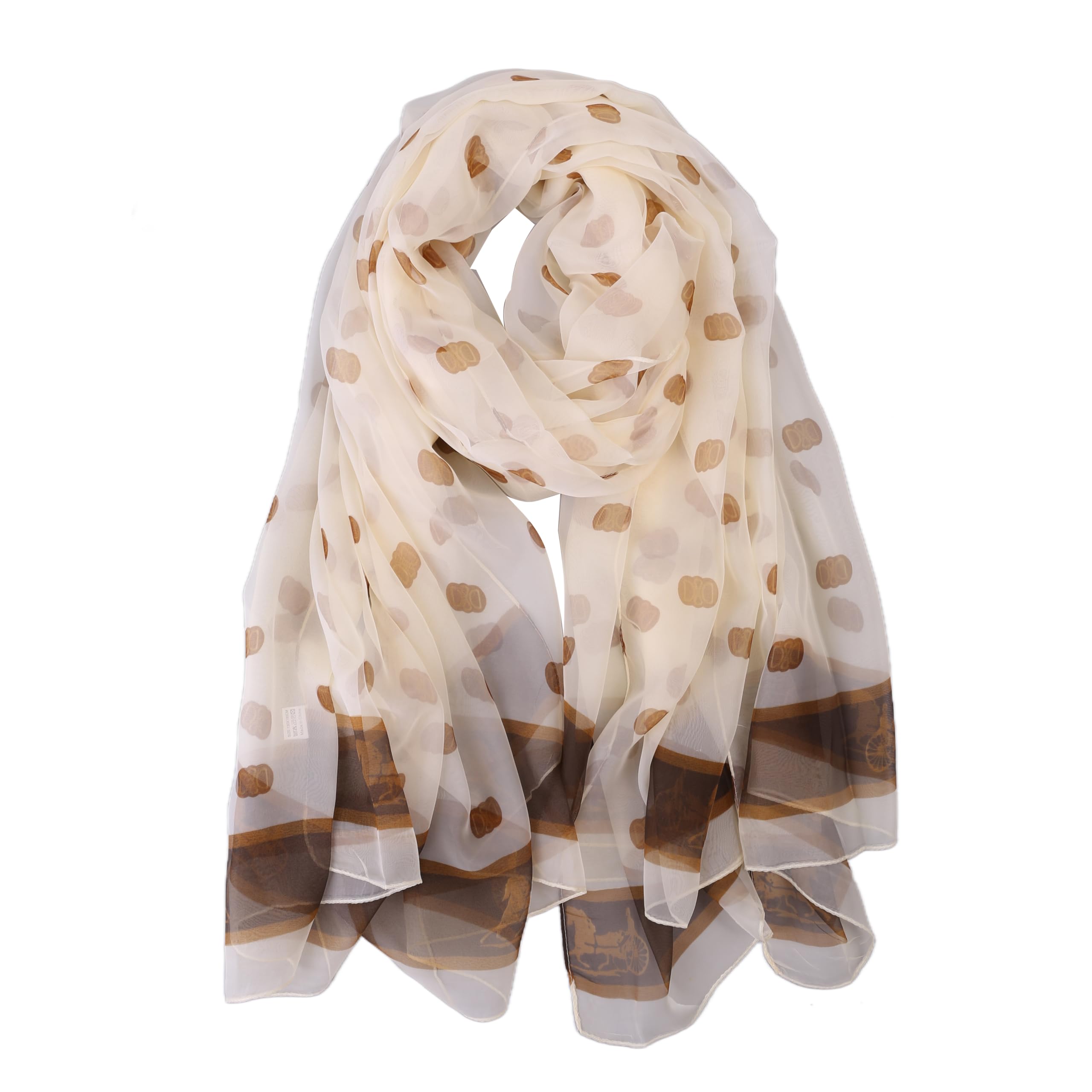 【送料無料】[BRMM MIA] 超薄手 大判ストール スカーフ マフラー ストール 花 ショール 大判ストール シルク レディース 春夏 上品 おしゃれ 海 旅行 日焼け防止 UV対策 色：淡い黄色、サイズ：195*85cm