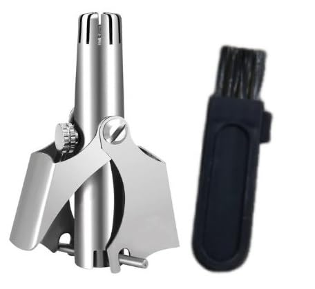 【送料無料】鼻毛カッター 手動 エチケットカッター 簡単 水洗いOK！持ち運び簡単！鼻孔を傷つけない！..