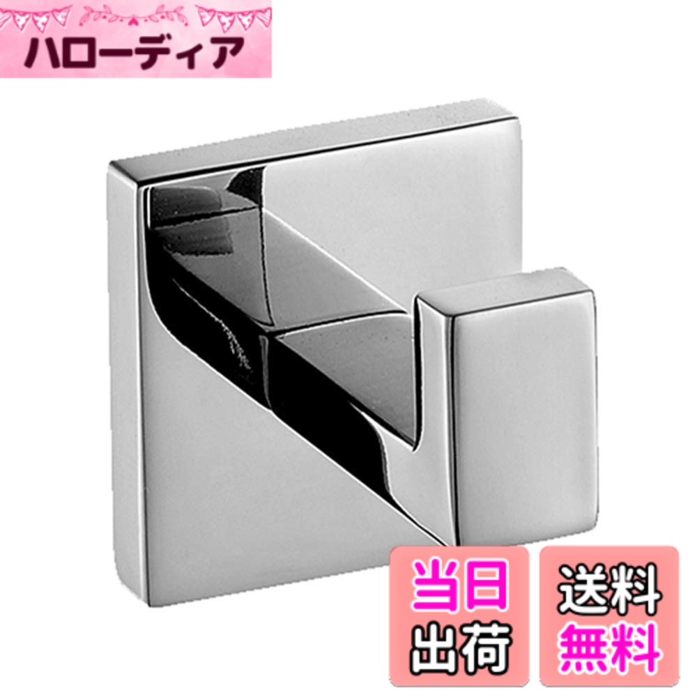 【送料無料】Celbon 壁取り付け SUS 304 ステンレススチール製 トイレ ロール ホルダー クロム仕上げ トイレット ペーパー ホルダー バスルーム キッチン用 色：クロム、サイズ：タオルフック