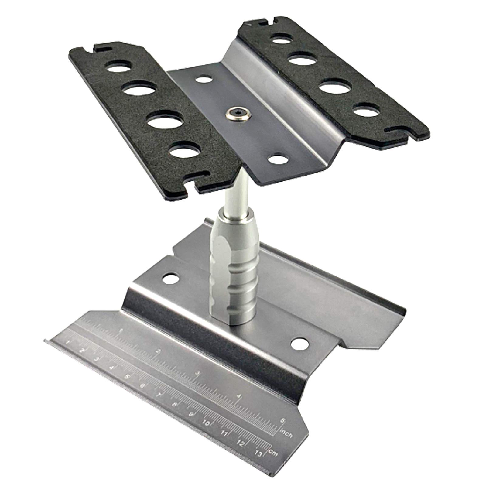 【送料無料】S.fields.inc RCカースタンド 修理ステーション メンテナンス高さ17cm メンテナンスベース ラジコンスタンド 修理台 作業台 色：グレー