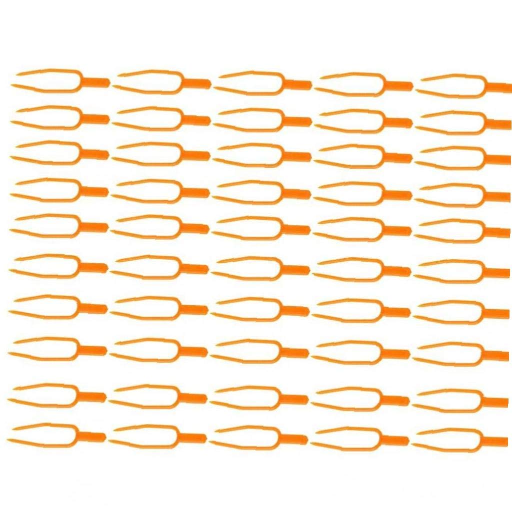 【送料無料】ストロン固定クリップ 植物サポート 園芸クリップ 植物のつる押え イチゴのセッター スイカのセッターフォーク 50個セット