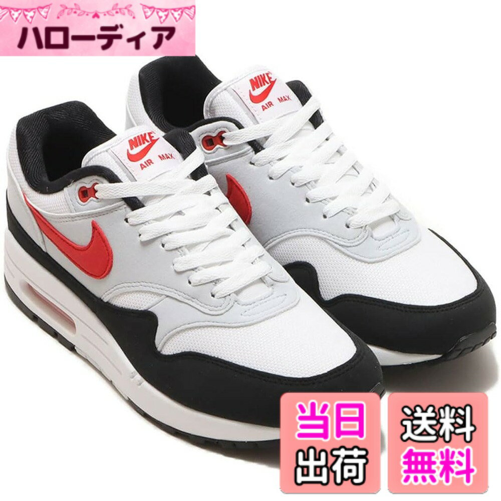 [ナイキ] エア マックス 1 AIR MAX 1 ホワイト/ディープロイヤルブルー/ピュアプラチナム/ブラック FD9082-100 日本国内正規品 色：ホワイト/ピュアプラチナム/ブラック/ユニバーシティレッド、サイズ：24.0 cm