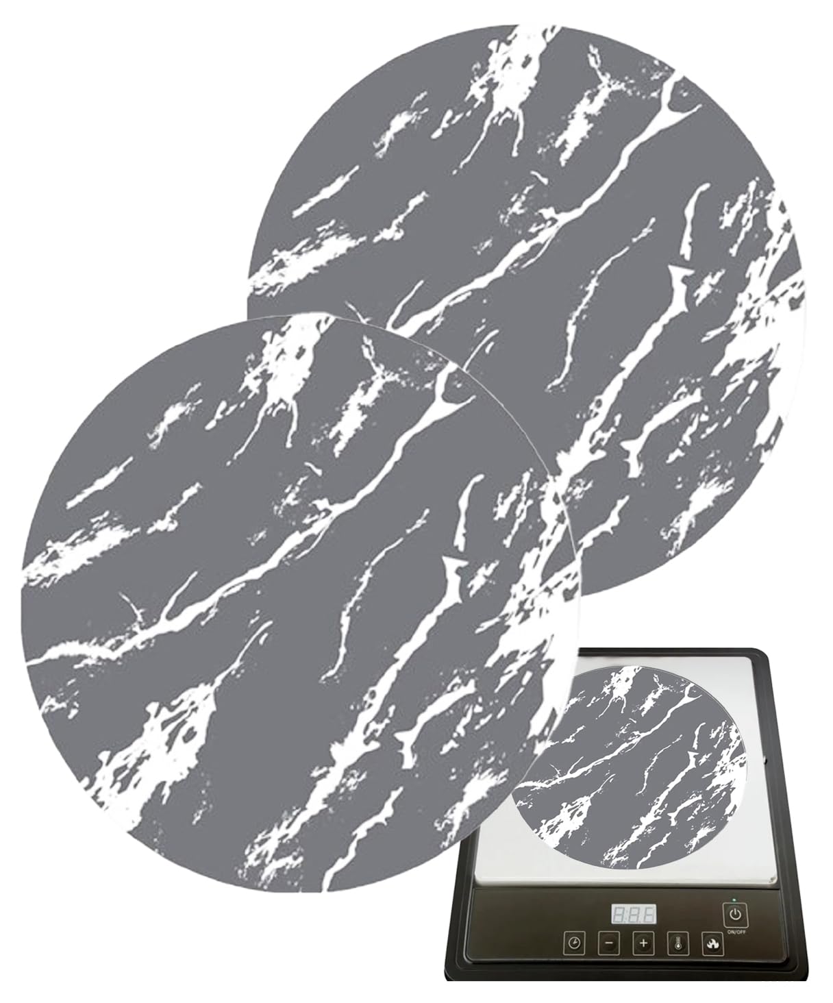 【送料無料】S.fields.inc ihマット シリコン 2枚セット 大判 24cm ihクッキングヒーター クッキングマ..