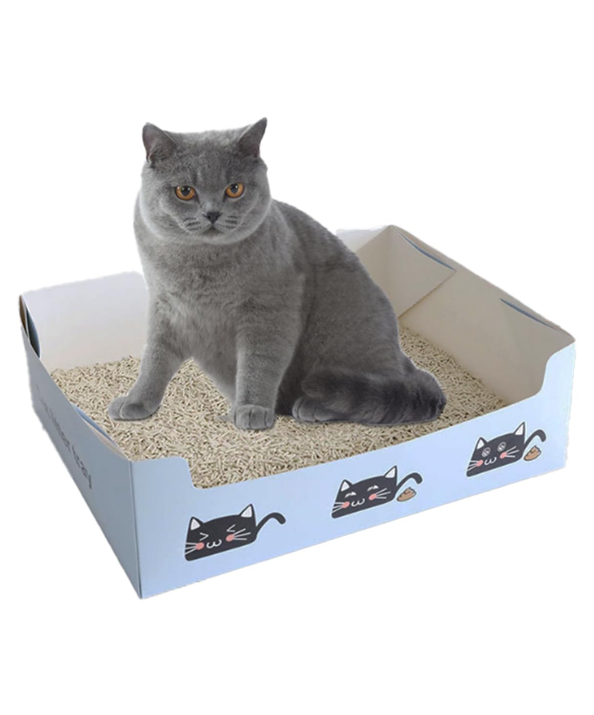 【送料無料】S.fields.inc 猫トイレ 使い捨て 5枚セット 紙ダンボール 防水 防災 避難 旅行 ねこ 携帯 ..