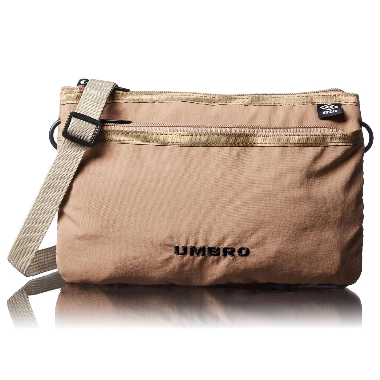 【送料無料】[アンブロ] サコッシュ 柔らかく 軽い ナイロン sonny ロゴ刺繍 ショルダーバッグ 色：Mau..