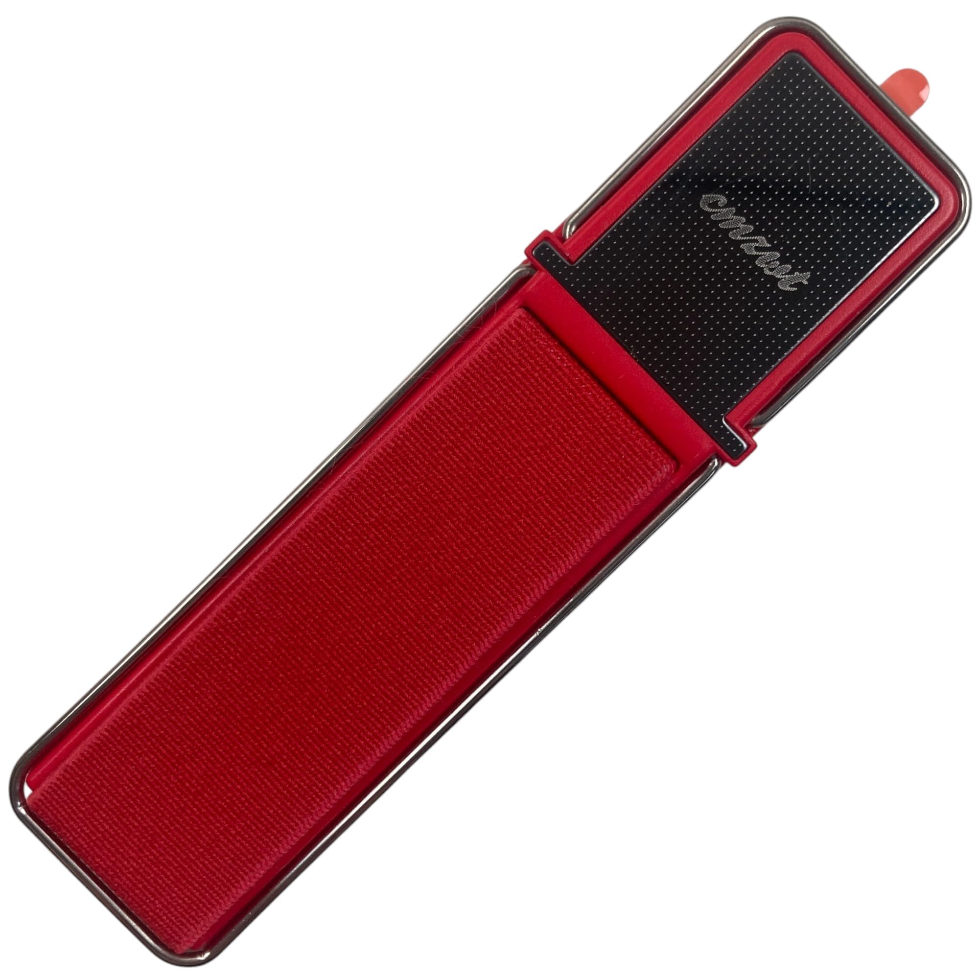 【送料無料】スマホ ハンドストラップ ゴムバンド 背面 バンド 縦 横スタンド機能 落下防止 スマートフォン 両面テープ 簡単取り付け マグネット 色：レッド