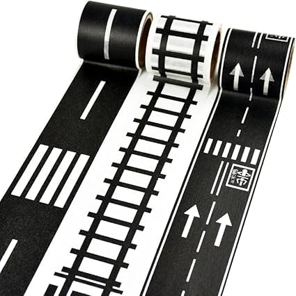 【送料無料】[カロカック] マスキングテープ ロードテープ カーブステッカーセット マスキング 道路柄 ..