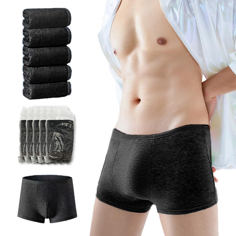 商品情報商品の説明主な仕様 【個包装で衛生的】個別包装されておりますので、そのままバッグ等に入れて持ち運べます。【快適な履き心地】使い捨てですが、通気性にも優れていますので、快適にご使用いただけます。【色々なシーンで大活躍！】旅行や出張にはもちろん、アウトドアや、スポーツやジムのあとの着替えなどにも便利です。また入院時の着替え用としても選ばれています。災害時の為に、避難バッグや車の中に置いておくのも安心です。【商品仕様】サイズ：M・ L・XL　カラー：ブラック 素材：コットン15％ ポリエステル85％【安心の30日】30日間の返品がございますので、安心してお買い求めください。