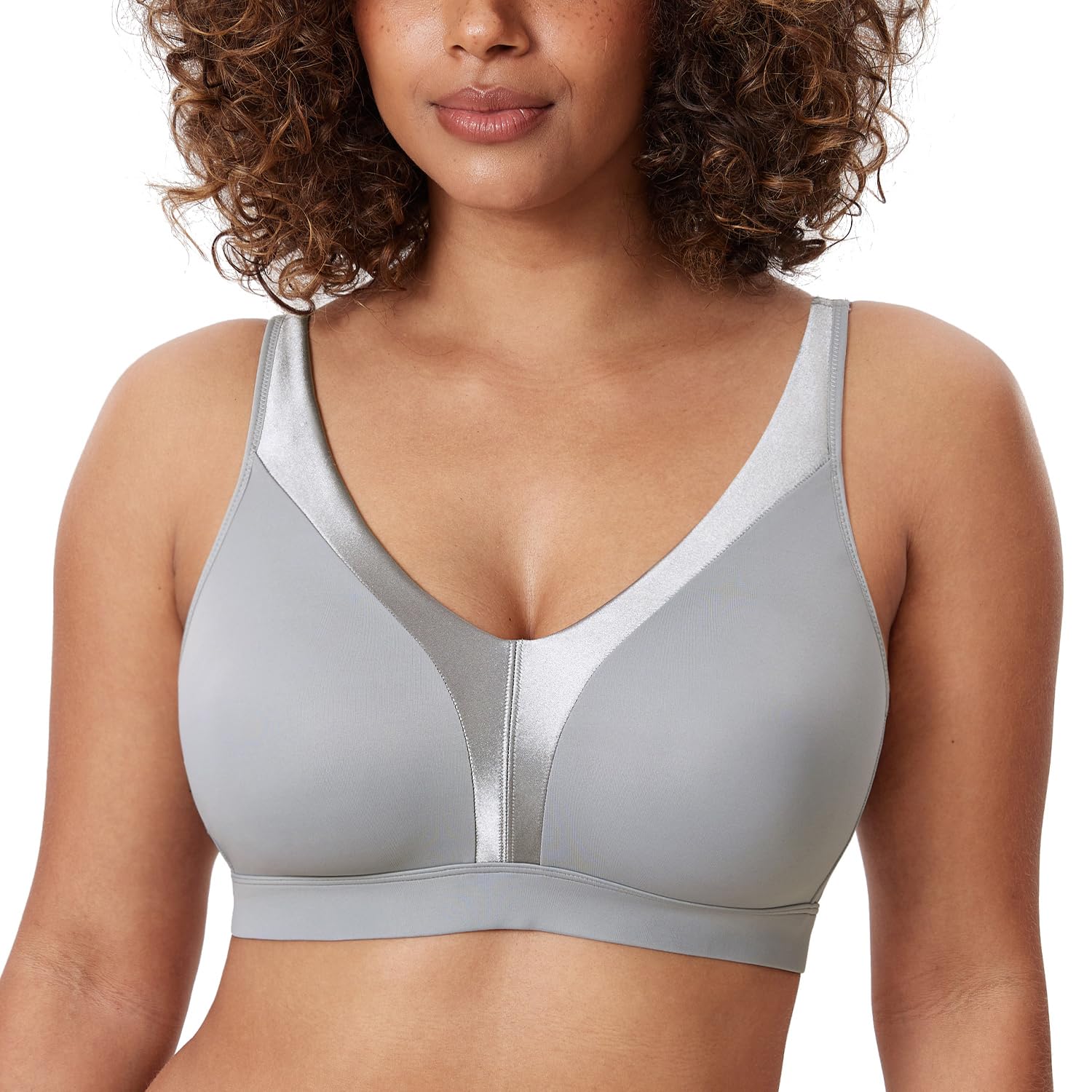 【送料無料】[DELIMIRA] ブラジャー 大きいサイズ レディース ノンワイヤー フルカップ パッドなし サ..