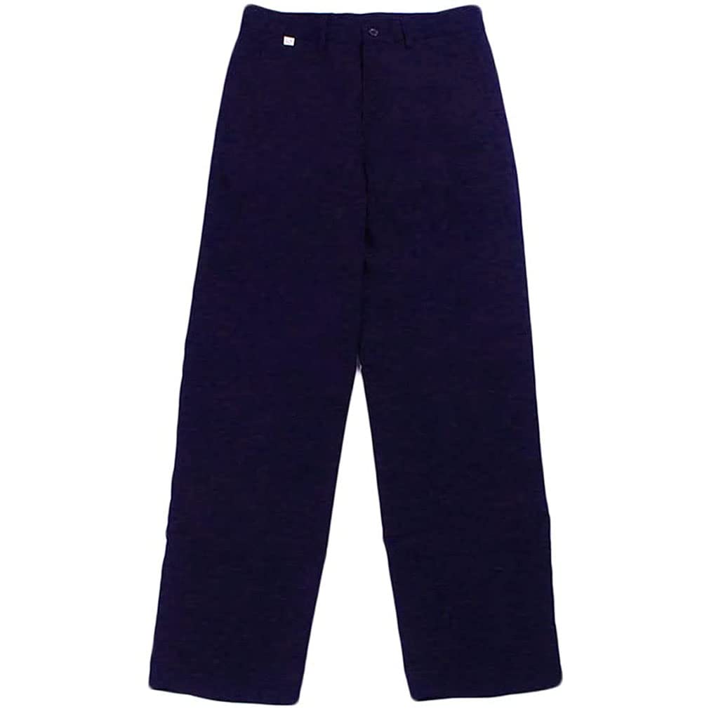 【送料無料】[BARYPORY] 学生服 ズボン 男子 パンツ メンズ 制服ズボン スクールズボン スラックス 全国標準型 オールシーズズボン 無地 軽量 色：ネイビー、サイズ：L