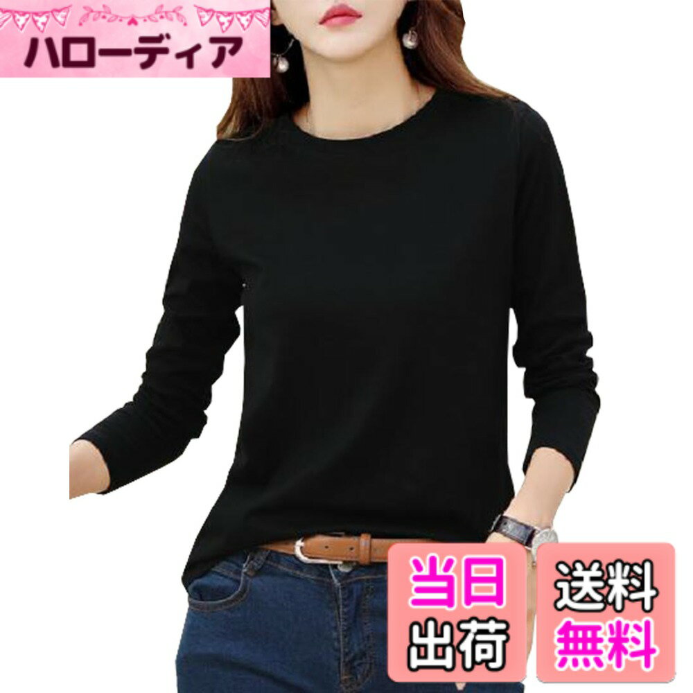 【送料無料】[Ptika] カットソー 長袖 レディース tシャツ クルーネック ロンティー 綿10 ...