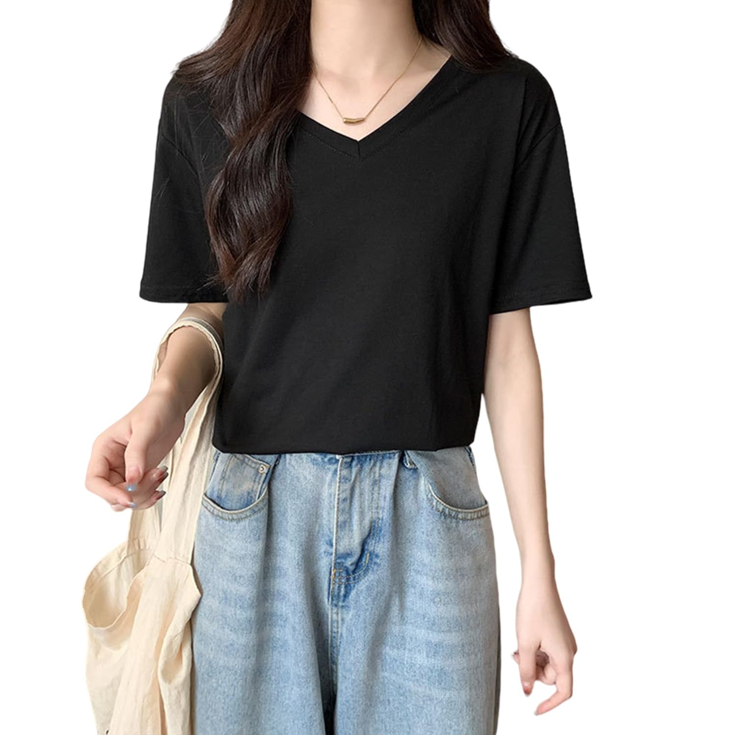 ������̵����[AUSKY] ��� �ȥåץ� ��ǥ����� T����� Ⱦµ �� V�ͥå� ̵�� ���襤�� ����ץ� �����奢�� ������ �夻 �۴��� ��ǽ�����ƥ� ���� ��� �̶� �� �� �� �ǥ��꡼ ���ե��� ���Ф��� �����֥�å�����������XL