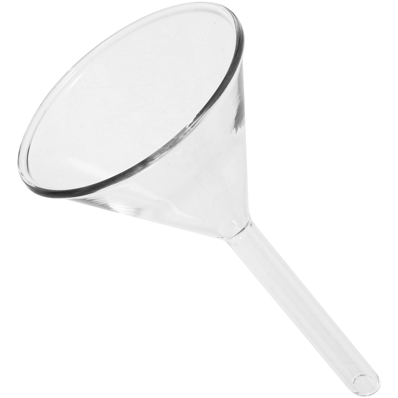 【送料無料】iplusmile ガラス 漏斗 ミニ じょうご 細口 液体移送小出し漏斗 研究開発用品 透明 バスルーム 実験室用 70g 11.00x6.10x6.10cm 色：写真1、サイズ：サイズ3