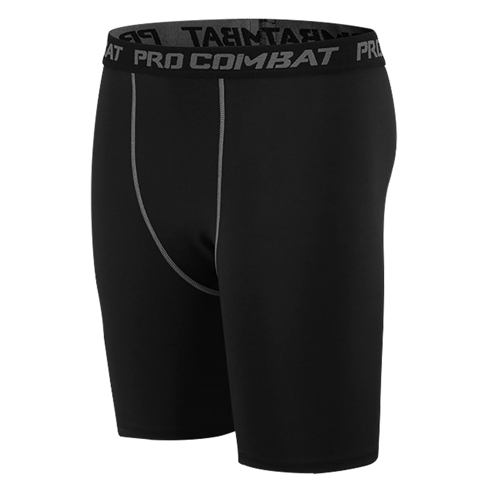 【送料無料】[Guooolex] コンプレッションショーツ メンズ スパッツ 冷感 スポーツタイツ スポーツ パワーストレッチ アンダーウェア 吸汗速乾 色：ブラック/グレー、サイズ：L