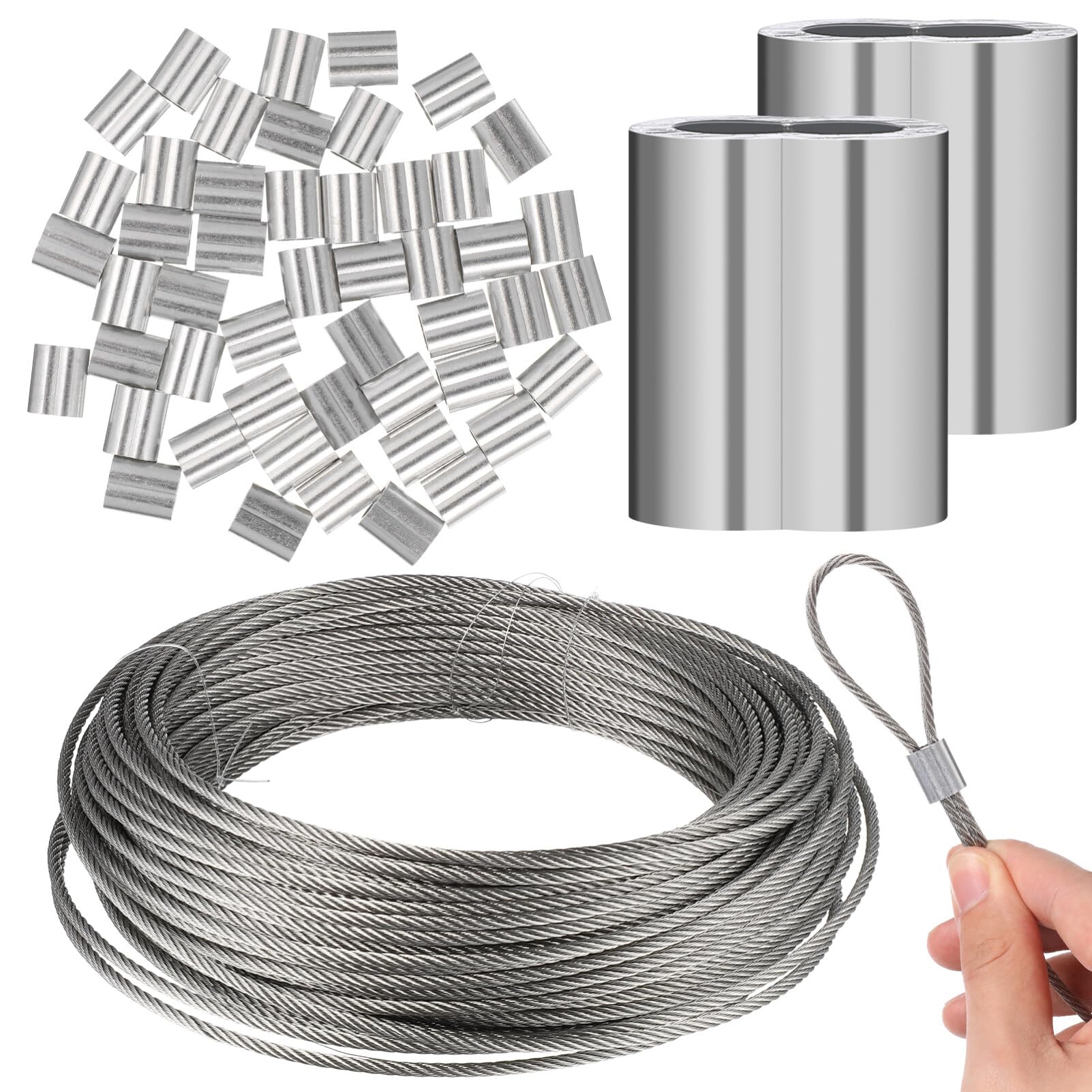 ������̵����TOYMYTOY ���ƥ�쥹 �磻�䡼������ ľ��3mm Ĺ��30M �磻�䡼 �ƥ�� ʪ���������� ¿���� �ɻ��� ���� ����...