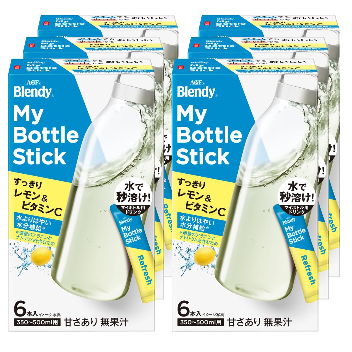 【送料無料】ブレンディ マイボトルスティック すっきりレモン＆ビタミンC サイズ：6本x6箱