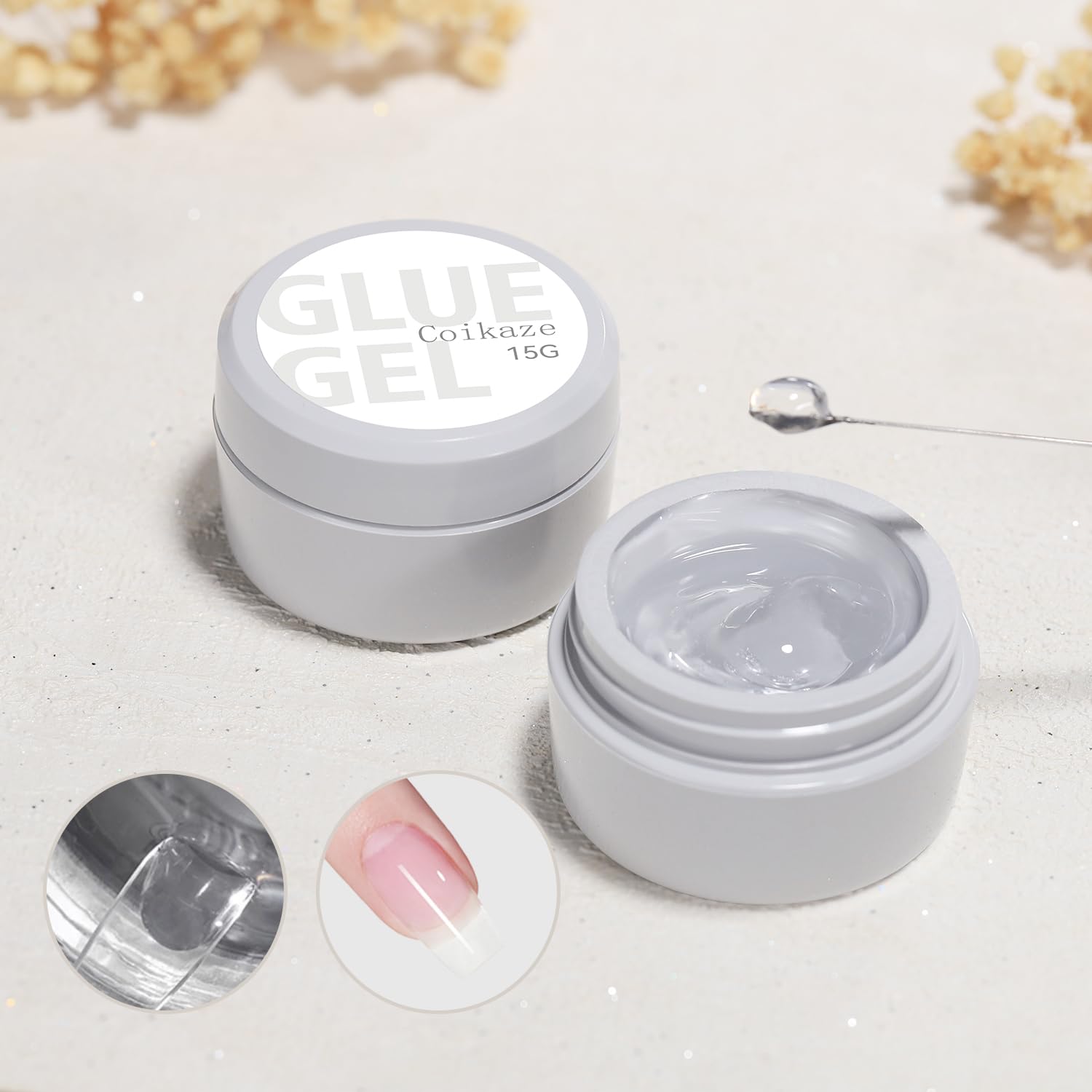 【送料無料】Coikaze ジェルネイル クリアジェル ビルダージェル クリア 15g 長持ち 厚み出し 光沢 ネイル 補強 透明