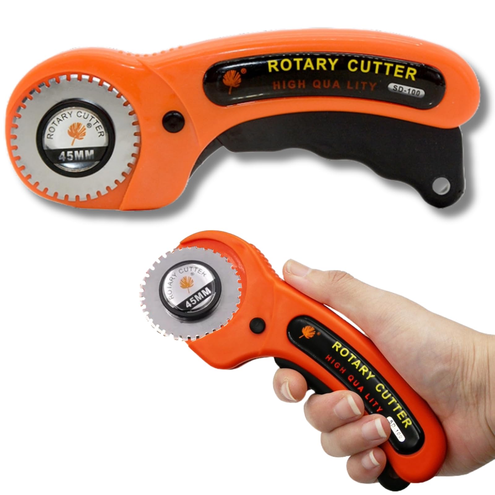 【送料無料】GRHONC ミシン目カッター 紙用 点線 切り取り線 安全ロック付き 軽量 ロータリーカッター ..