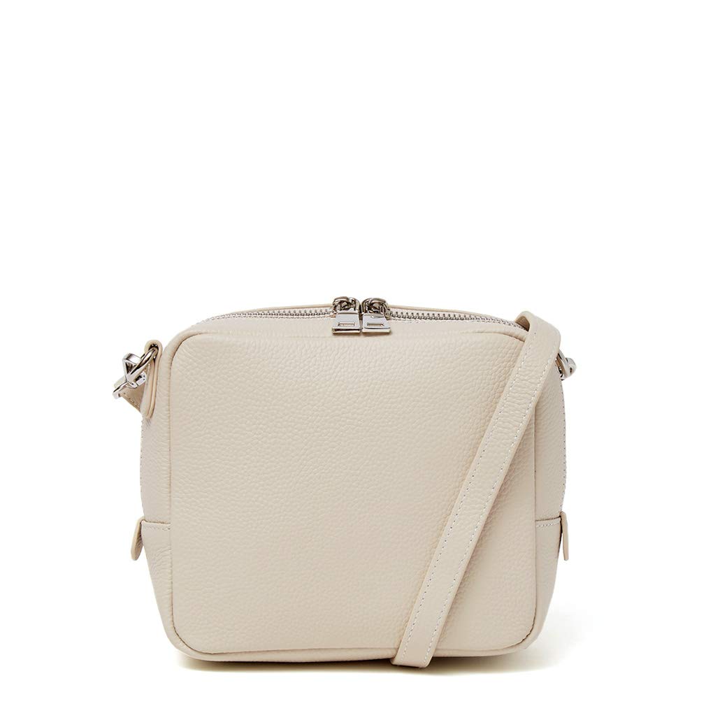 【送料無料】[Gratante] グラタンテ 本牛革 ミニスクエア ショルダーバッグ ミニショルダー レディース abb-g0047 色：オフホワイト