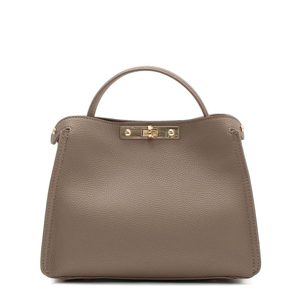 【送料無料】[Gratante] グラタンテ ワンハンドル 2way ミニショルダー バッグ レディース ショルダーバッグ abb-g0053 色：グレーベージュ