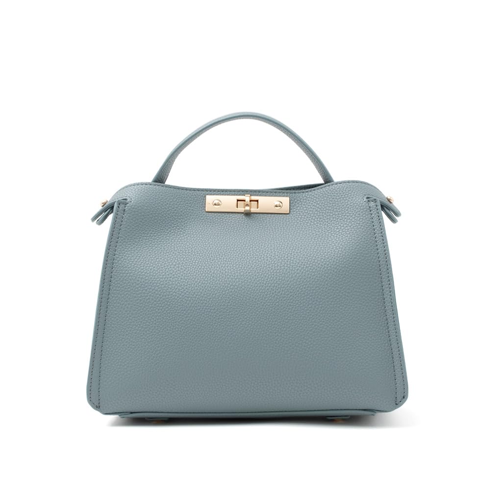 【送料無料】[Gratante] グラタンテ ワンハンドル 2way ミニショルダー バッグ レディース ショルダーバッグ abb-g0053 色：ライトブルー、サイズ：コンパクト