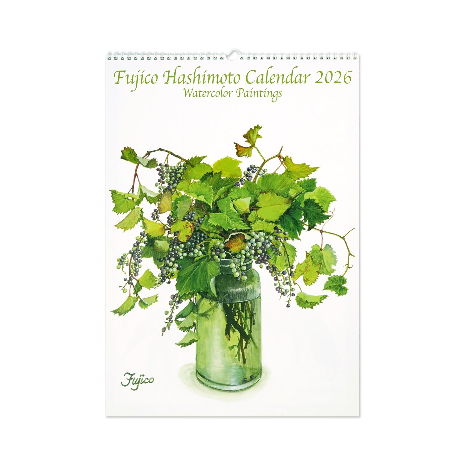 【送料無料】橋本不二子 2026年 カレンダー 壁掛け 書き込み LL CAL-197 色：書き込みLL