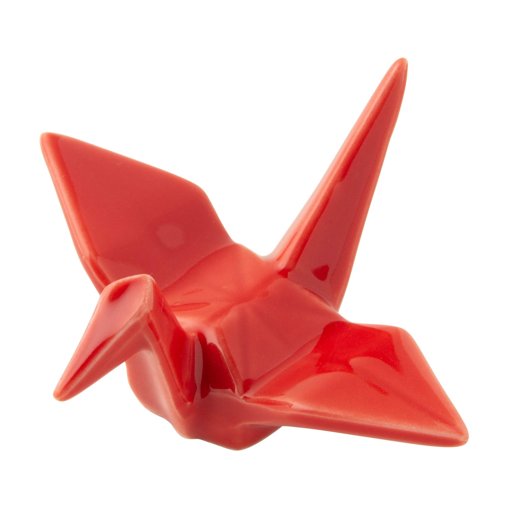 【送料無料】TAMAKI 箸置 折ツル 赤 5x6x3.1cm 日本製 T-753361 色：レッド、サイズ：5x6xH3.1cm