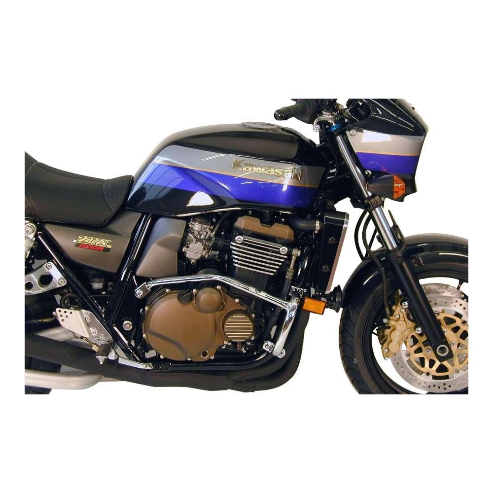 【送料無料】ヘプコ&ベッカー(Hepco&Becker) エンジンガード 車種専用 ZRX1200R/S(01-07) クローム 1セット 501290-0002 色：クローム