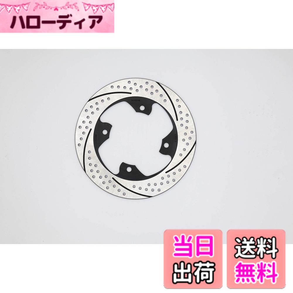 【送料無料】サンスター(SUNSTAR) プレミアムレーシング リアブレーキディスク ホール＆スリットタイプ 品番ER013 KAWASAKI ZRX1200DAEGなど