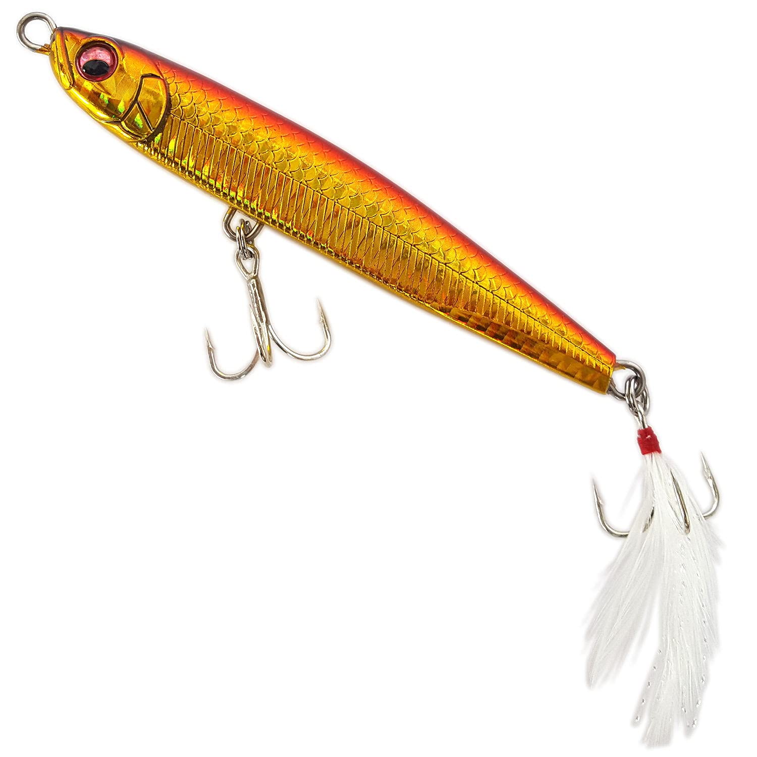 【送料無料】グローリーフィッシュ(Glory Fish) シンキングペンシル ルアー クンクン80/100 色：アカキン、サイズ：10mm