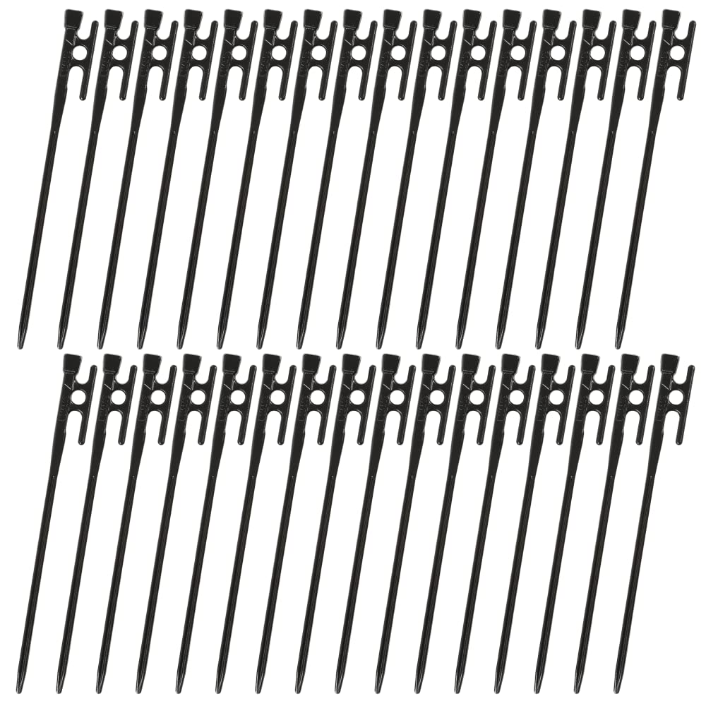 【送料無料】[ IWANO ] 鍛造ペグ 30cm 日本製 [抜かない限り抜けません] カチオン電着塗装 打ち込むときのグイグイ感がたまらない 抜きもラクラク 固定力も ペグ MADE IN JAPAN 色：Black、サイズ：30cm