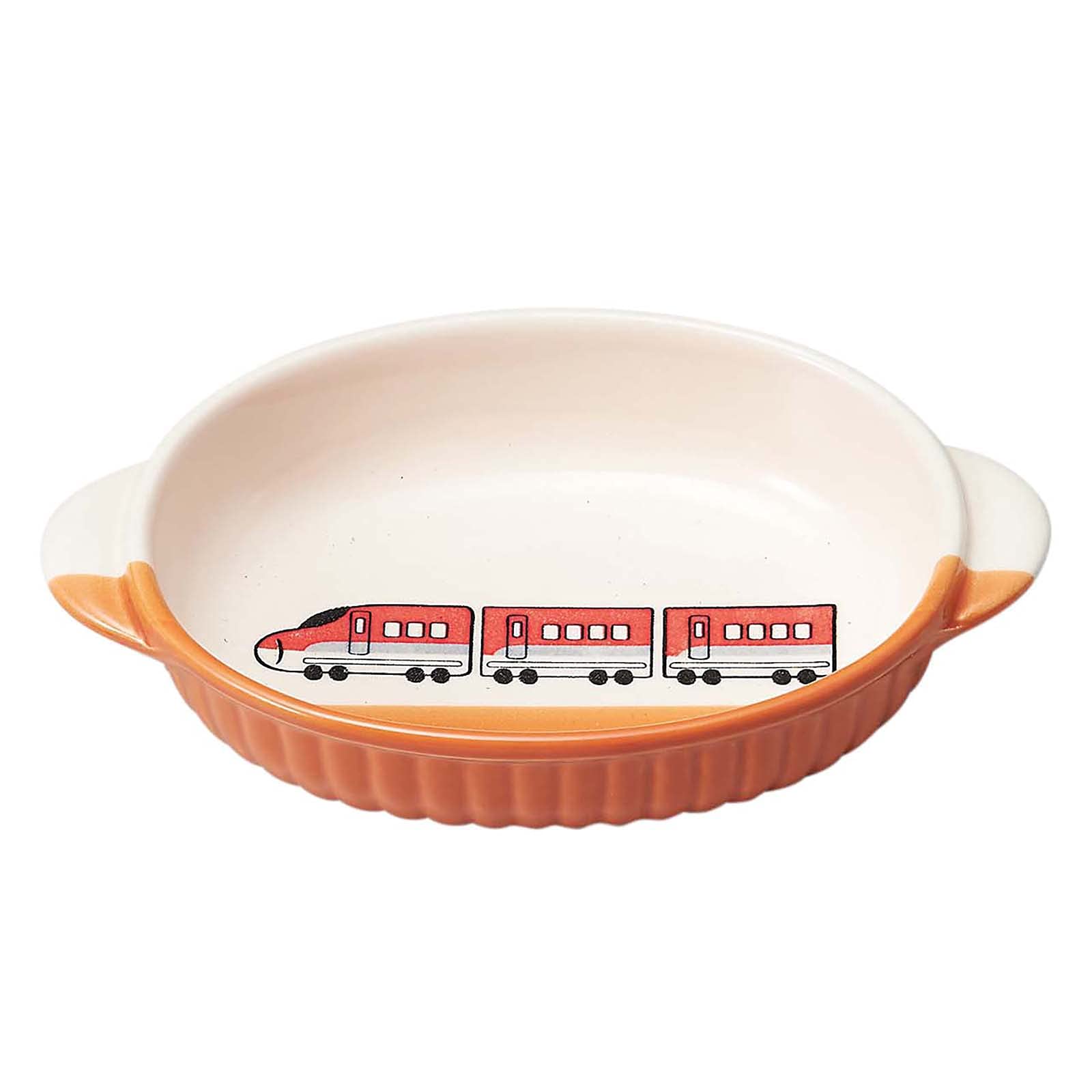 【送料無料】萬古焼 子供 食器 陶器 オーブン対応 電子レンジ 食洗機対応 日本製 色：超特急 レッド、サイズ：超特急 レッド