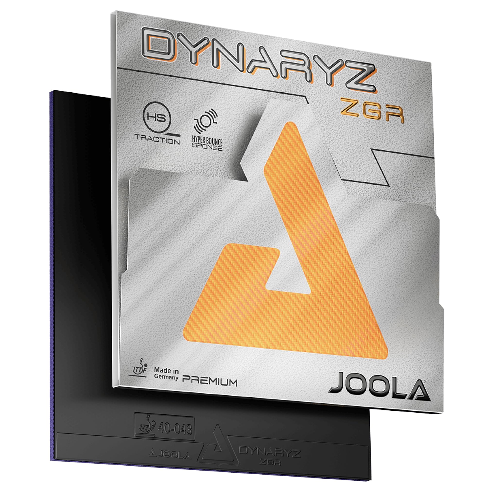 【送料無料】JOOLA(ヨーラ) 卓球 ラバー 裏ソフト 微粘着性 テンション系 ダイナライズ ZGR 色：ブラック、サイズ：MAX