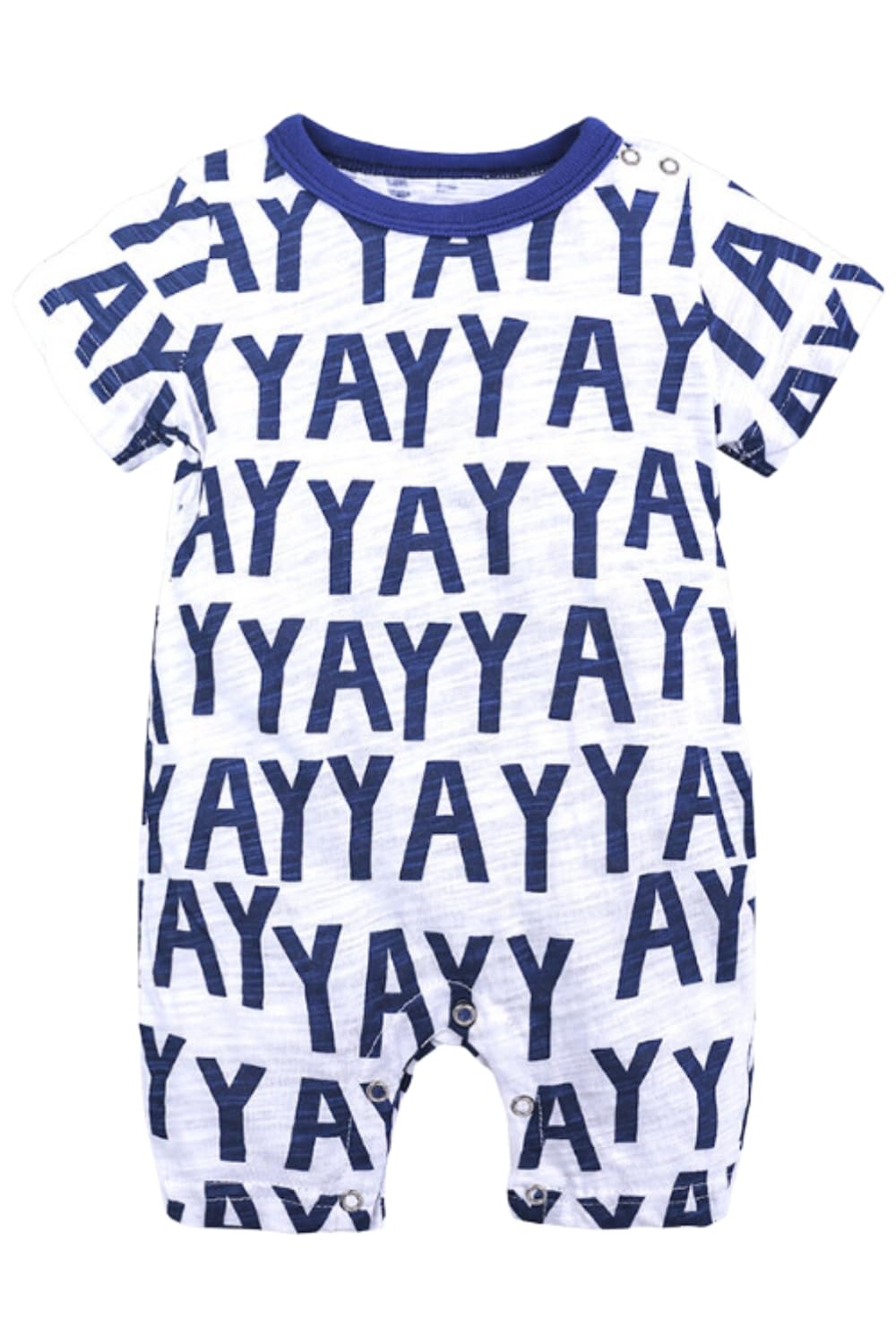 【送料無料】[EnDast] 半袖 5分丈 イラスト柄 ロンパース やわらか素材 韓国子供服 おしゃれ 乳幼児 キッズ ベビー服 59cm 60cm 66cm 70cm 73cm 80cm 90cm 色：E、サイズ：73