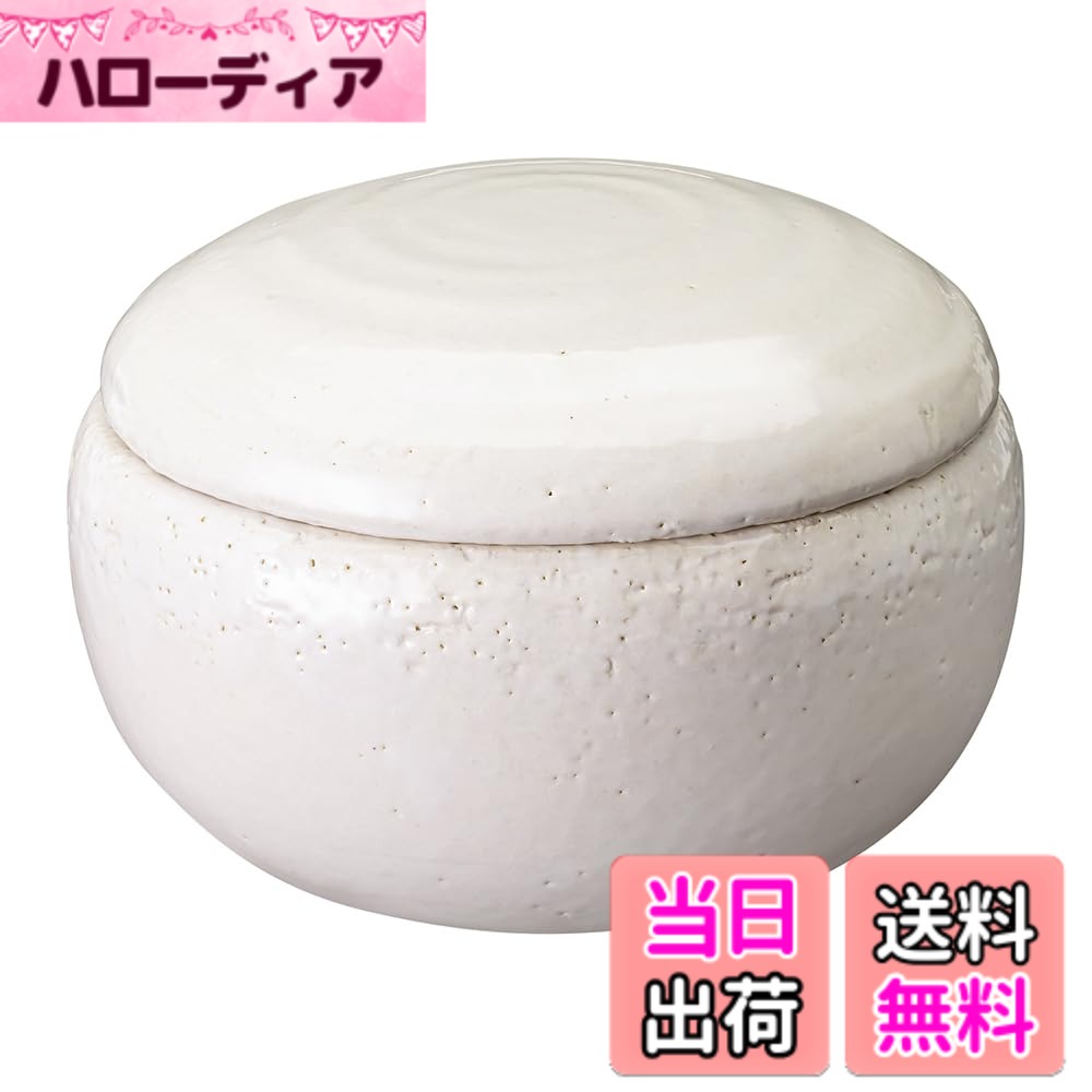 【送料無料】アンドエヌイー(&NE) 萬古焼 色：1. おひつ 小 白